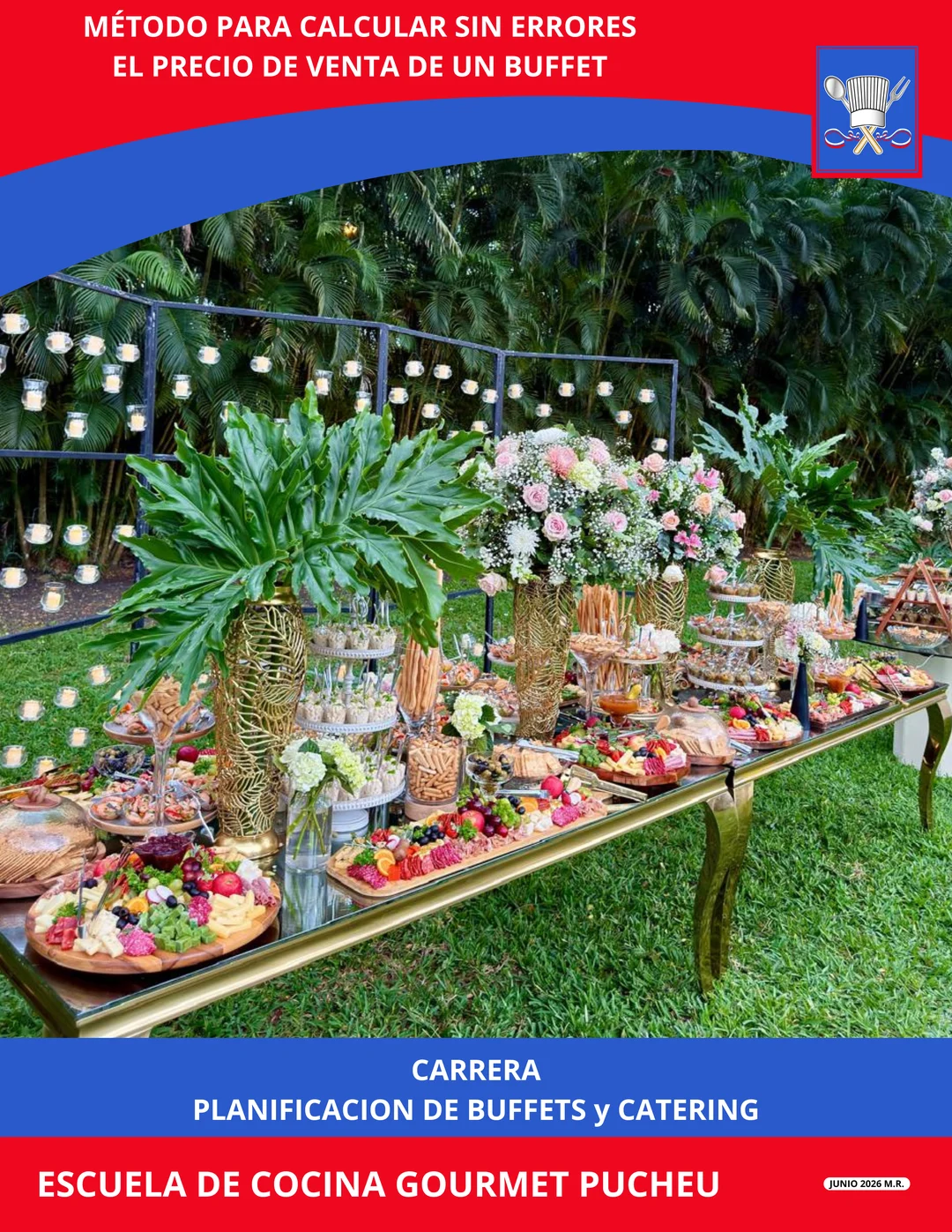 Método para calcular sin errores el precio de venta de un buffet