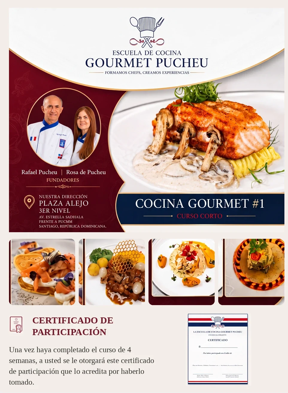 Cocina Gourmet #1 — presentación del curso