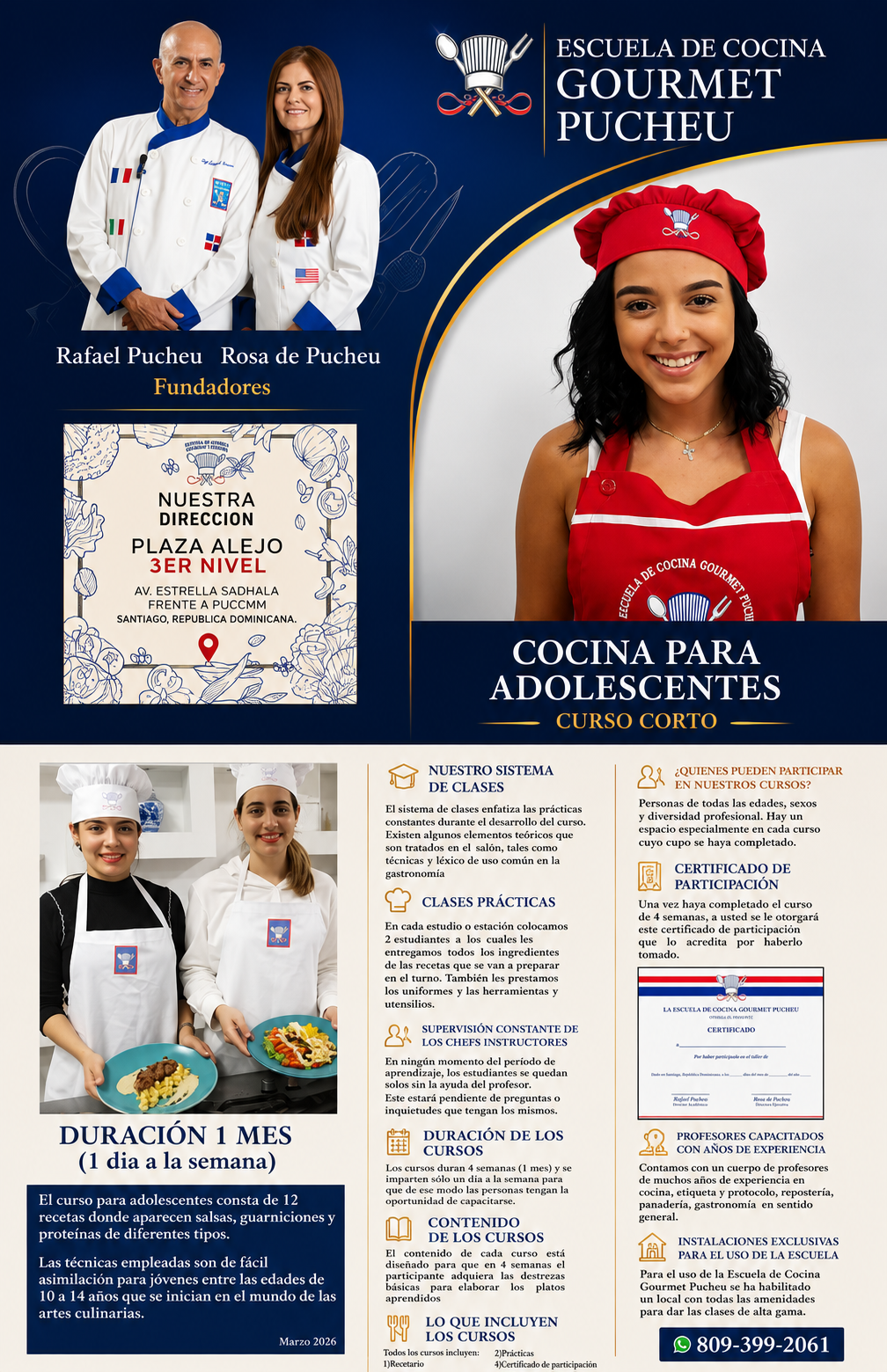 Curso corto — Cocina para Adolescentes