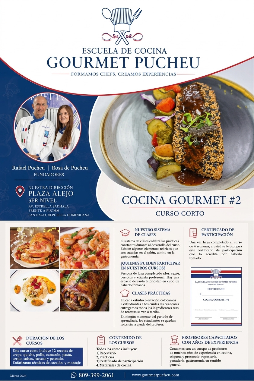 Curso corto — Cocina Gourmet #2