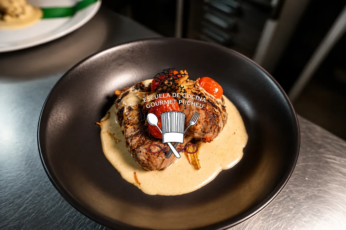 Solomillo en salsa cremosa — plato de autor