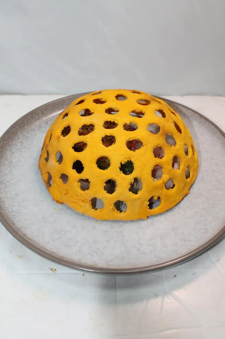 Plato de autor elaborado por estudiantes de la Escuela Gourmet Pucheu