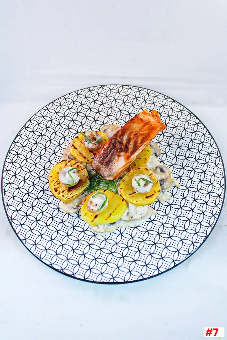 Plato de autor elaborado por estudiantes de la Escuela Gourmet Pucheu