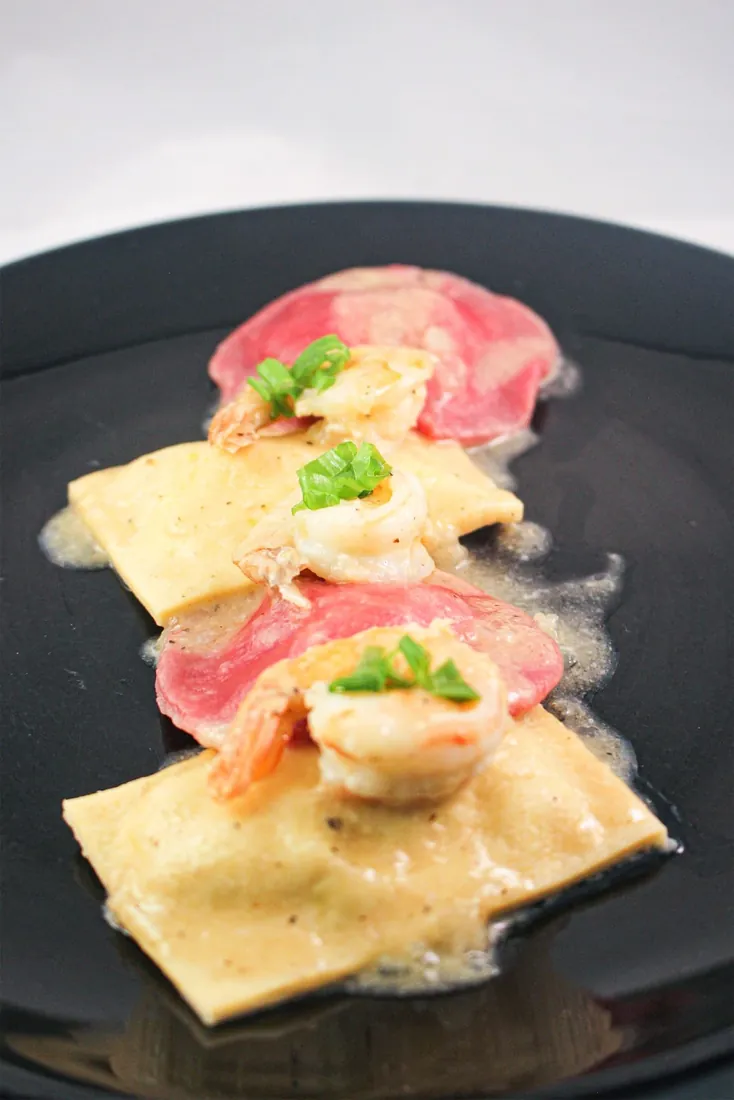 Plato de autor elaborado por estudiantes de la Escuela Gourmet Pucheu