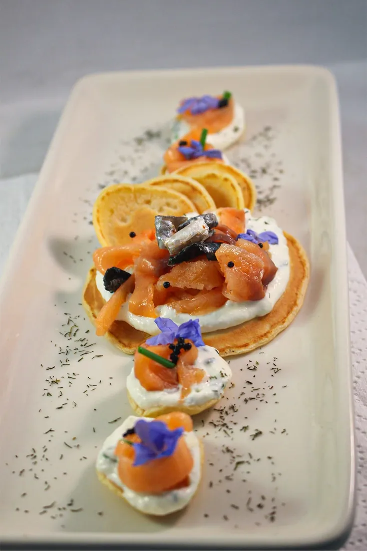 Plato de autor elaborado por estudiantes de la Escuela Gourmet Pucheu