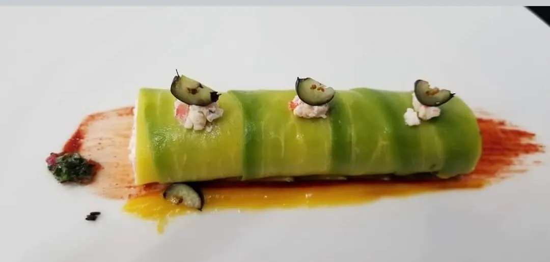Plato de autor elaborado por estudiantes de la Escuela Gourmet Pucheu
