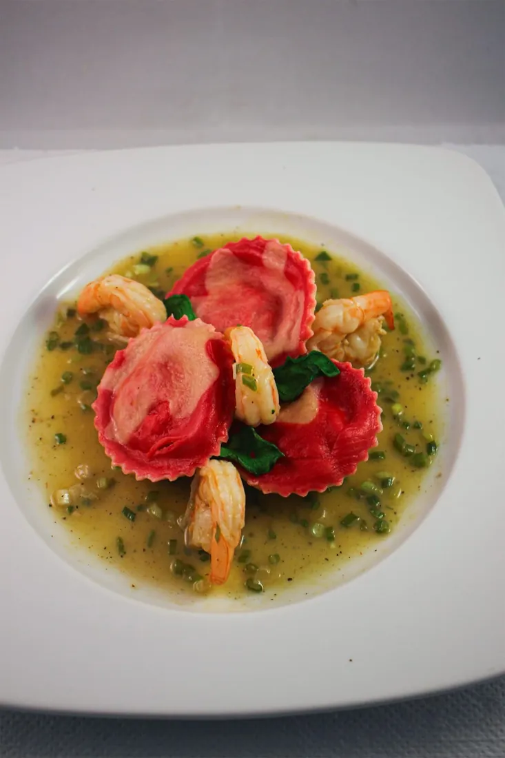 Plato de autor elaborado por estudiantes de la Escuela Gourmet Pucheu