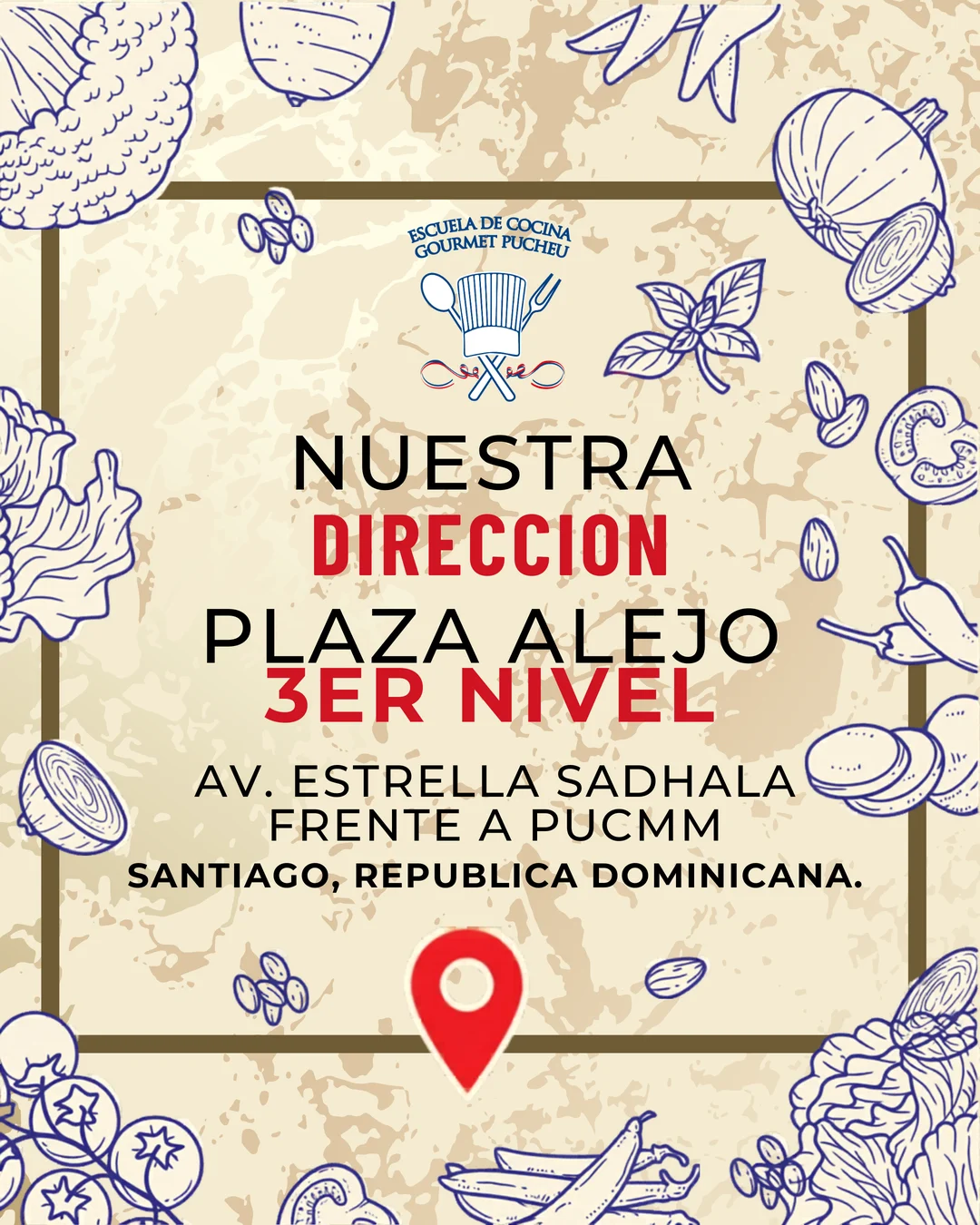 Nuestra dirección — Plaza Alejo 3er Nivel, Av. Estrella Sadhala, Santiago