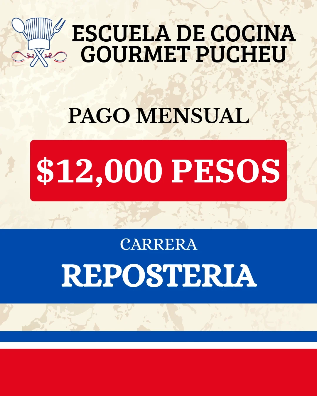 Pago mensual — Carrera de Repostería